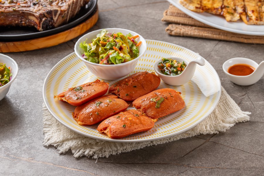 Chorizo ahumado con arroz